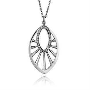 Majesty oxideret s�lv halsk�de af Izabel Camille